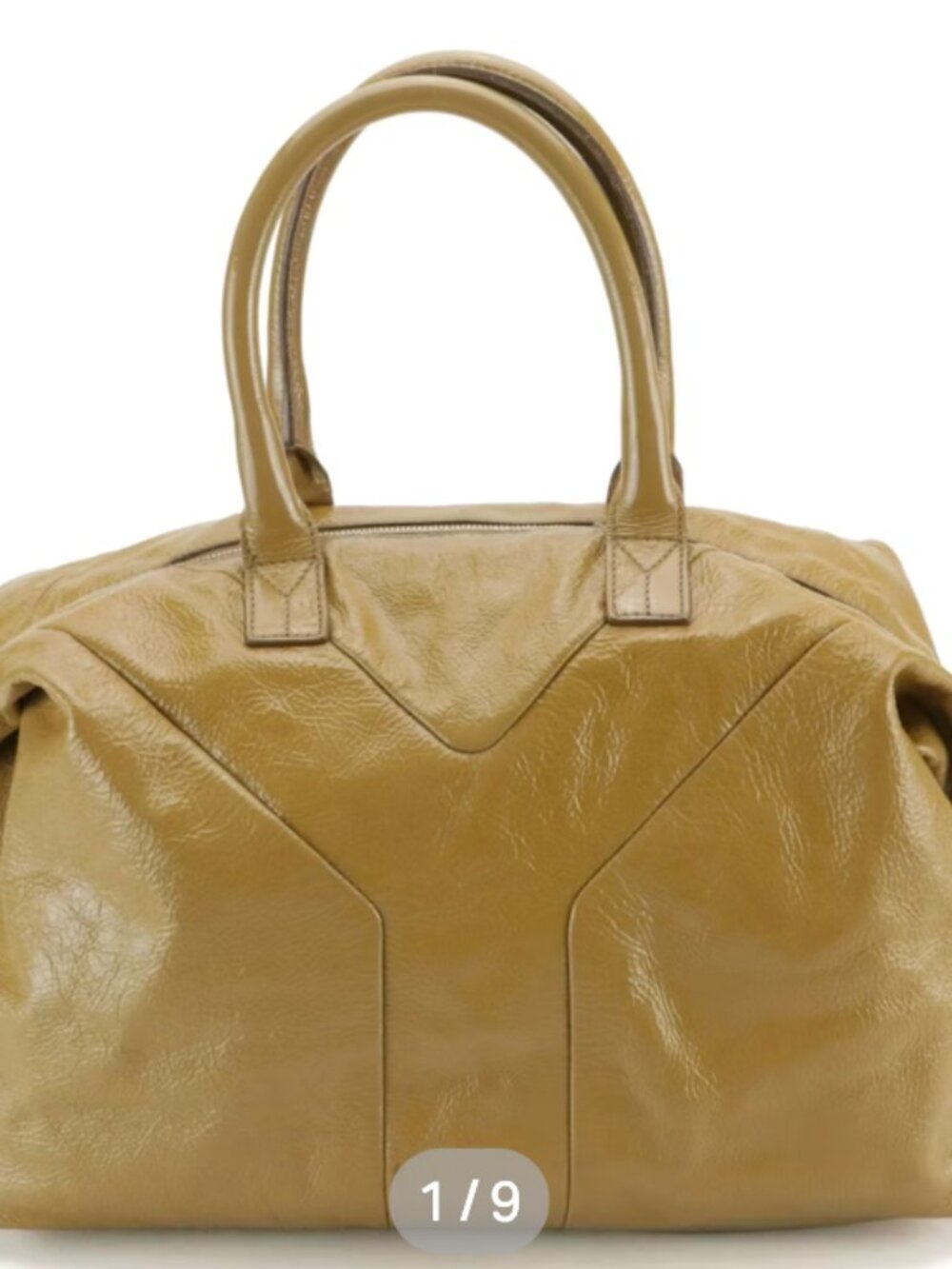 Yves Saint Laurent Easy Y Patent Leather Tote Bag
